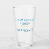 Peace of mind タンブラーグラス (正面)