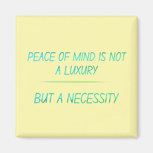 Peace of mind マグネット (正面)