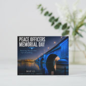 Peace Officers Memorial Day London Bridge ポストカード (スタンド正面)