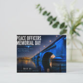 Peace Officers Memorial Day London Bridge ポストカード (スタンド正面)