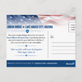 Peace Officers Memorial Day London Bridge ポストカード (裏面)