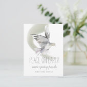 Peace on Earthの鳩の写真 シーズンポストカード (スタンド正面)