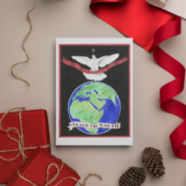 Peace on Earthはがき感動的 ポストカード