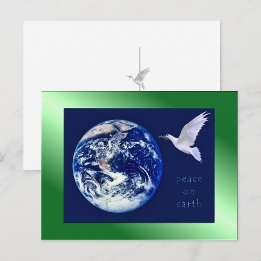 Peace on Earthはがき ポストカード (正面/裏面)