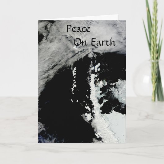 Peace On Earthクリスマスカード シーズンカード (正面)
