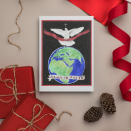 Peace on Earthクリスマスカード シーズンカード