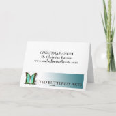 Peace on Earthクリスマスカード シーズンカード (裏面)