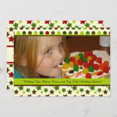 Peace on Earthクリスマスフォトカード シーズンカード (正面/裏面)