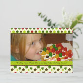 Peace on Earthクリスマスフォトカード シーズンカード (スタンド正面)