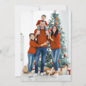 Peace on Earthクリスマスホリデーフォトカード シーズンカード (裏面)