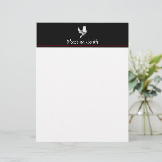 Peace on Earthクリスマスレター紙 (スタンド正面)