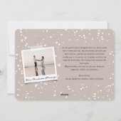 Peace On Earthスクリプト宗教的なクリスマスフォト シーズンカード (裏面)