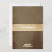 Peace on Earthファミリーフォトカード シーズンカード (裏面)