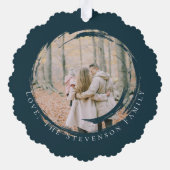 Peace on Earthフォトオーナメント オーナメントカード (裏面)