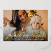 Peace on Earthフルフォト 箔シーズンカード (正面)