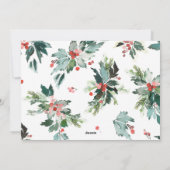 Peace on Earthホリデーフォトカード シーズンカード (裏面)