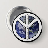 Peace on Earthボタン 缶バッジ (正面&裏面)