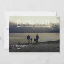 Peace On Earth写真クリスマスカード