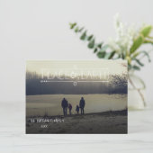 Peace On Earth写真クリスマスカード シーズンカード (スタンド正面)