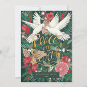 Peace On Earth写真クリスマス シーズンカード (正面)