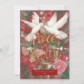 Peace On Earth写真クリスマス シーズンカード (正面)