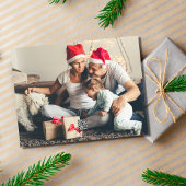 Peace on Earth家族写真クリスマスホリデー シーズンカード