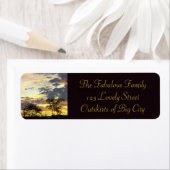 Peace on Earth差出人住所ラベルby RoseWrites ラベル (インサイチュ)