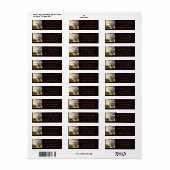 Peace on Earth差出人住所ラベルby RoseWrites ラベル (フルシート)