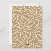 Peace On Earth手書き文字のスクリプト金ゴールド写真 シーズンカード (裏面)