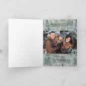 Peace on Earth聖なる書物、 経典フォトフォレストクリスマス カード (内部)