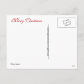 Peace on Earth – クリスマス・エンジェル・オブ・ピース – 赤 シーズンポストカード (裏面)