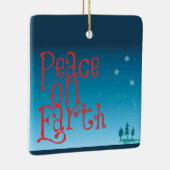 Peace on Earth セラミックオーナメント (右)