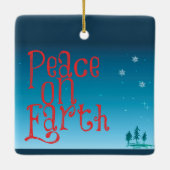 Peace on Earth セラミックオーナメント (裏面)