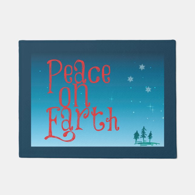 Peace on Earth ドアマット (正面)