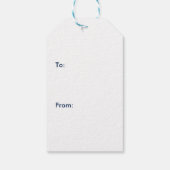 「Peace on Earth」フォトホリデー ギフトタグ (裏面)