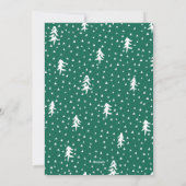 Peace on Earth 3フォトファミリークリスマスモダン(Peace on Earth) シーズンカード (裏面)