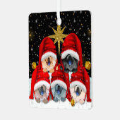 PEACE ON EARTH 5 chows金属オーナメント メタルオーナメント (正面左)