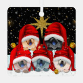 PEACE ON EARTH 5 chows金属オーナメント メタルオーナメント (裏面)