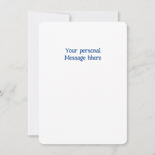 Peace on Earth AngelとDove Flat Card (裏面)