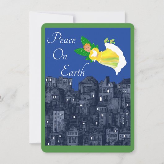 Peace on Earth AngelとDove Flat Card (正面)