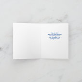 Peace on Earth AngelとDoves Greeting Card カード (内部)