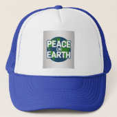 Peace On Earth Blue  キャップ (正面)