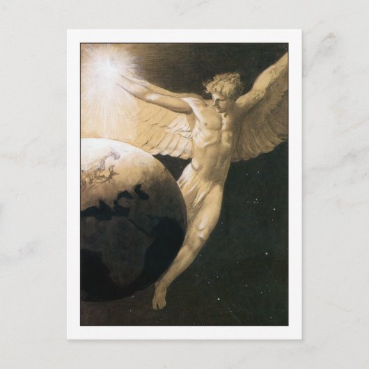 Peace on Earth by Sascha Schneider ポストカード (正面)