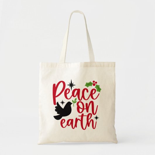 Peace on Earth Ceramic トートバッグ (正面)
