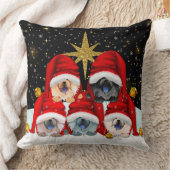 PEACE ON EARTH CHOW枕 クッション (ブランケット)