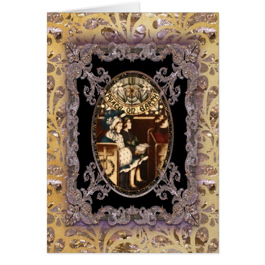 Peace on Earth Christian Victorian Christmas (正面)