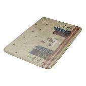 Peace on Earth Country Folkart雪だるま&クロウ バスマット (アングル)