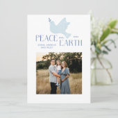 Peace on Earth Doveクリスマス シーズンカード (スタンド正面)