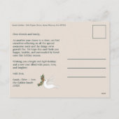 Peace on Earth Dovesクリスマスカスタム写真 シーズンポストカード (裏面)