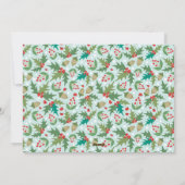 Peace on Earth Holiday写真誕生のお知らせ シーズンカード (裏面)